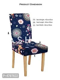 FasHome Elastic Chair Cover/Stretchable Removable & Washable Dining Chair Cover Protective Seat Slipcover Home Restaurant Office Décor (Pack of 8)-thumb4