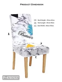 FasHome Elastic Chair Cover/Stretchable Removable & Washable Dining Chair Cover Protective Seat Slipcover Home Restaurant Office Décor (Pack of 8)-thumb4