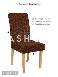 FasHome Elastic Removable and Washable Dining Chair Cover Pack of 8-thumb4