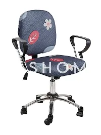 FasHome Beautiful Office Chair Cover/Stretchable Removable  Washable Cover (Pack of 1)-thumb3
