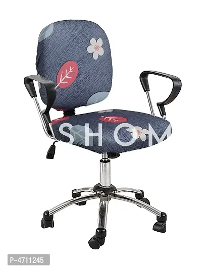FasHome Beautiful Office Chair Cover/Stretchable Removable  Washable Cover (Pack of 1)-thumb4