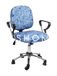 FasHome Beautiful Office Chair Cover/Stretchable Removable  Washable Cover (Pack of 1)-thumb3