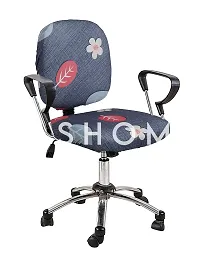 FasHome Beautiful Office Chair Cover/Stretchable Removable & Washable Cover (Pack of 4)-thumb4