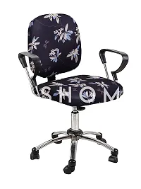 FasHome Beautiful Office Chair Cover/Stretchable Removable & Washable Cover (Pack of 4)-thumb4