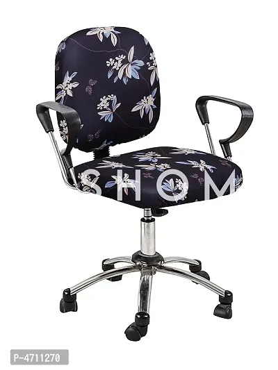 FasHome Beautiful Office Chair Cover/Stretchable Removable & Washable Cover (Pack of 4)-thumb5