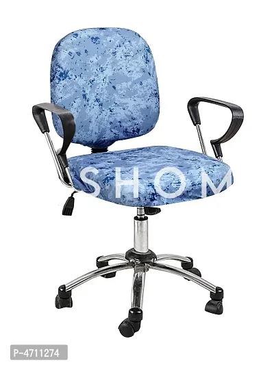 FasHome Beautiful Office Chair Cover/Stretchable Removable & Washable Cover (Pack of 4)-thumb5