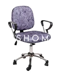 FasHome Beautiful Office Chair Cover/Stretchable Removable & Washable Cover (Pack of 4)-thumb4