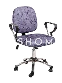 FasHome Beautiful Office Chair Cover/Stretchable Removable & Washable Cover (Pack of 4)-thumb2