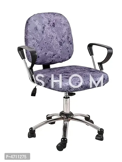 FasHome Beautiful Office Chair Cover/Stretchable Removable & Washable Cover (Pack of 4)-thumb5