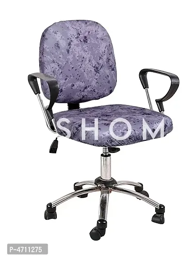 FasHome Beautiful Office Chair Cover/Stretchable Removable & Washable Cover (Pack of 4)-thumb3