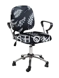 FasHome Beautiful Office Chair Cover/Stretchable Removable & Washable Cover (Pack of 4)-thumb4