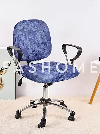 FasHome Beautiful Office Chair Cover/Stretchable Removable & Washable Cover (Pack of 4)-thumb1