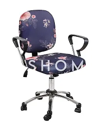 FasHome Beautiful Office Chair Cover/Stretchable Removable & Washable Cover (Pack of 4)-thumb4