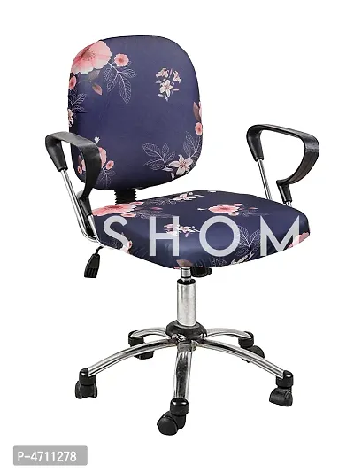 FasHome Beautiful Office Chair Cover/Stretchable Removable & Washable Cover (Pack of 4)-thumb5