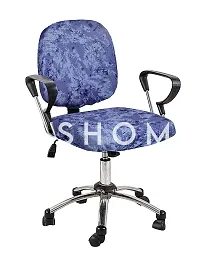 FasHome Beautiful Office Chair Cover/Stretchable Removable & Washable Cover (Pack of 4)-thumb4