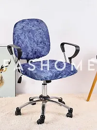 FasHome Beautiful Office Chair Cover/Stretchable Removable & Washable Cover (Pack of 6)-thumb1