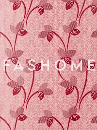 FasHome Pink Printed Door Curtain-thumb2