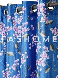 FasHome Blue Polyester Window Curtains For Your Homes-thumb2