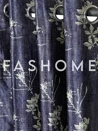 FasHome Grey Polyester Window Curtains For Your Homes-thumb2