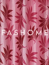 FasHome Pink Polyester Eyelet Fitting Door Curtains - Pack Of 2-thumb1