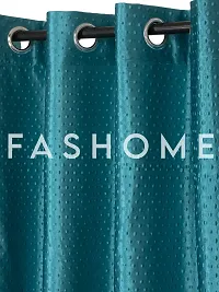 FasHome Modern Polyester Solid Door Curtain (Pack Of 2)-thumb1