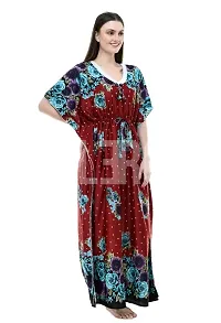 Cotton Blend Premium Kaftan Night Gown-thumb1