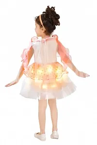 Styleroad Stylish Beautiful Imported Poncho Frock With Dazzling Led Light For Girls Party Wear-thumb1
