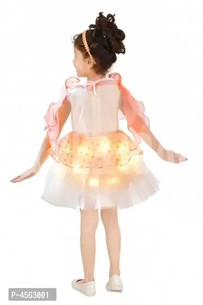 Styleroad Stylish Beautiful Imported Poncho Frock With Dazzling Led Light For Girls Party Wear-thumb2