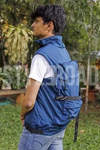 Trendy Fleece Solid Jacket With Attached Backpack-thumb4