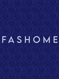 FasHome Polyester Long Door Curtain 9FT-Pack of 2 -Blue-thumb3