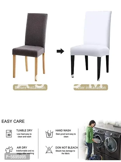 FasHome Beautiful Polyester Chair Cover-thumb3