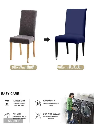 FasHome Beautiful Polyester Chair Cover-thumb3