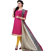 Varad Pink and Yellow Bhagalpuri Chudidar Suit-thumb1