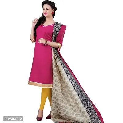 Varad Pink and Yellow Bhagalpuri Chudidar Suit-thumb2