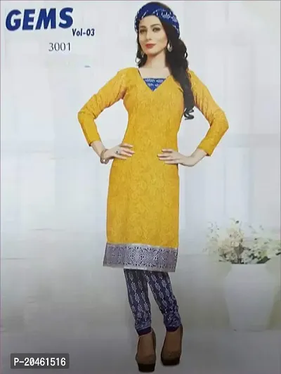 Varad Yellow And Blue Designer Straight Suit