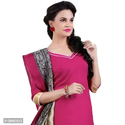 Varad Pink and Yellow Bhagalpuri Chudidar Suit-thumb3