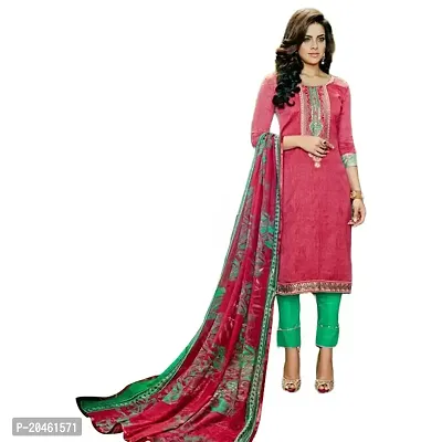 Varad DarkPink Designer Exclusive Traditional Straight Suit-thumb2