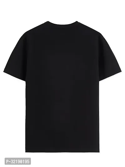 Stylish Polyester Solid Round Neck T-shirt For Men-thumb0