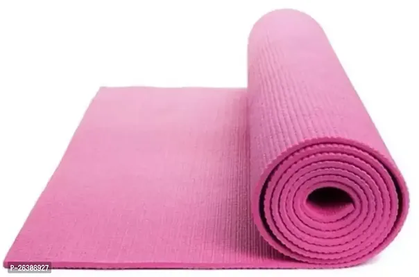 Yoga Eco Friendly Non Skid And Surface Sticky Yoga Mat For Home Gym Outdoor Workout Yoga Aasan Meditation And Fitness.(4Mm)-thumb0