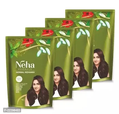 Neha Herbals Mehandi - 55gm (Pack Of 4)-thumb0