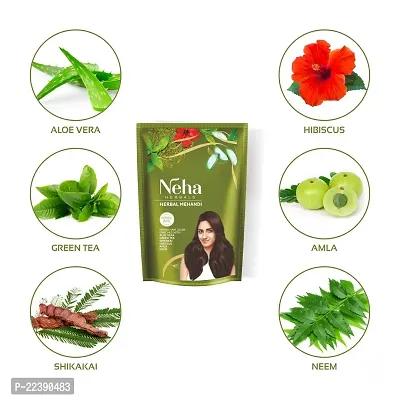 Neha Herbals Mehandi - 55gm (Pack Of 4)-thumb3