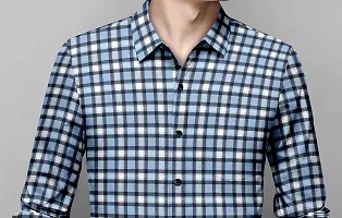 Office Wear Regular Fit Checks Shirt For Men.-thumb1