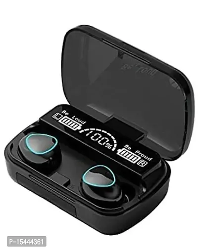 Earboss M10 Earbuds/TWS/buds 5.1 Earbuds with 280H Playtime, Headphones with Power Bank Bluetooth Headset  (Black, True Wireless)-thumb4