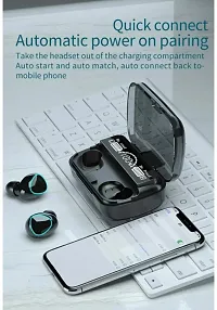 M 10 TWS 5.0 Bluetooth Earphones 3500mAh Charging Box Wireless Headphone Bluetooth Headset  (Black, In the Ear)-thumb3