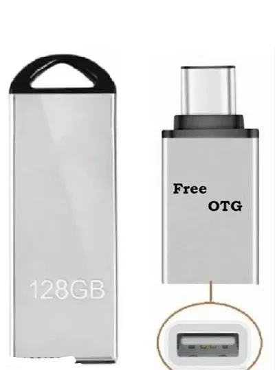 hp penDrive 128gb  (TYPE C OTG FREE )