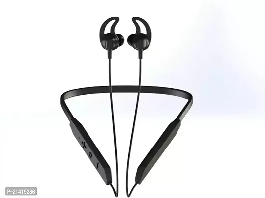 SUPER SOUND BT MAX NECKBAND Bluetooth Headset  (Black, In the Ear)