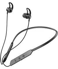 0 Hours Playtime Wireless Neckband headphones Earphone Bluetooth Headset  (Black, In the Ear)-thumb1