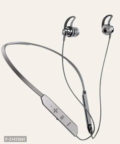 0 Hours Playtime Wireless Neckband headphones Earphone Bluetooth Headset  (Black, In the Ear)-thumb4