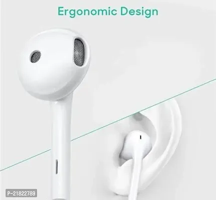 High Bass Universal Wired Headset (White, In the Ear) Wired Headset  (White, In the Ear)a-thumb3