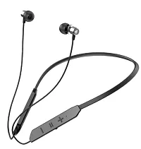 BT MAX NECKBAND Bluetooth Headset  (Black, In the Ear)-thumb1